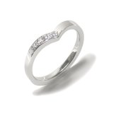 pt900 プラチナV字リング【刻印無料】結婚指輪 マリッジリング プラチナ900 ダイヤモンド 天然石 4月 誕生石 ペアリング ペア V字型 レディース ペア マリッジ 結婚 結婚式 誕生日 プレゼント ギフト包装 彫金 ハンドメイド 手作り 箱入り Grand Galleria グランドガレリア