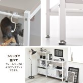 Noko 3段ラック 幅90 NKRC0351 オープンラック 本棚 ラック シンプルスタイル ポップ 角型 木製 オープンシェルフ 収納棚 A4対応 リビング おしゃれ 北欧幅91cm 奥行36cm 高さ88cm 新生活