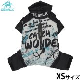 ジウォーク GEWALK ストリート ドリズル サーマル オーバーオール 犬服 XS ホワイト