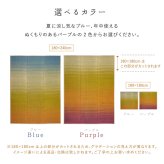 い草ラグ 彩風 いろかぜ 裏貼り 約180×180cm 約180×240cm 約2畳 約3畳 天然い草100％ 紋織 グラデーション アートデザイン 不織布 四方縁 抗カビ 消臭 ブルー パープル 夏用 涼感 ラグマット 折りたたみ 和モダン 和風