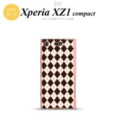 【SO02K】【スマホケース/スマホカバー】【エクスペリア XZ1】SO02K スマホケース Xperia XZ1 Compact SO-02K カバー エクスペリア XZ1 アーガイル 黒×赤 nk-so02k-tp1401【メール便送料無料】