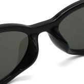 グッチ GUCCI サングラス アジアンフィット アイウェア UVカット オーバル GG1662SA-001 メンズ レディース ユニセックス ブラック+グレー 国内正規品