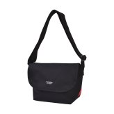 マンハッタンポーテージ メッセンジャーバッグ Manhattan Portage メンズ レディース マグネット 撥水 軽量 コーデュラ B5 大きめ 斜めがけ ショルダーバッグ フラップ ウエストバッグ 肩掛け ナイロン 黒 おしゃれ シンプル 通勤 通学 旅行 カジュアル アウトドア ブランド