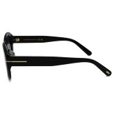 トムフォード TOM FORD サングラス アジアンフィット アイウェア UVカット フォックス FT1293-K/S 01A 54 メンズ レディース ユニセックス ブラック+グレー 海外正規品