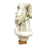 ヨーロピアンスタイルサンタクロース オフホワイト 高さ30cm クリスマス クリスマスグッズ オーナメント ノエル 人形 ドール 北欧 置物