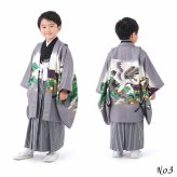 七五三 着物 男の子 5歳 袴 PO-112 購入 販売 鷹兜松 鷹 兜 男児 753 羽織袴 羽織 袴セット 男の子袴 セット 和装 レトロ 龍 子供 五歳 5才 お正月 ボーイズ