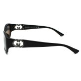 グッチ GUCCI サングラス アジアンフィット アイウェア UVカット スクエア GG1826SK-004 メンズ レディース ユニセックス ブラック+グレー 国内正規品