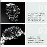エドックス EDOX クロノオフショア1 クロノグラフ オートマティック 腕時計 メンズ 自動巻き 01122-3M-NIBU6 CHRONOFFSHORE-1