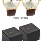 【ペアウォッチ】ポールスミス Paul Smith 腕時計 牛革ベルト MA 41mm×41mm クオーツ 日本製ムーブメント 日常生活防水 シンプル 大人 PS-PAIR 恋人 カップル 2本セット お揃い 夫婦 記念 結婚 20代 30代 40代 50代 60代