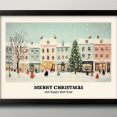 日本製 メリー クリスマス Xmas Christmas サンタクロース ビンテージイラスト A3 サイズ ポスター アート おしゃれ 絵画 インテリア 北欧 イラスト マット紙 艶消し アートパネル 額 フレーム デザイン 壁掛け ギフト 新築祝い ディスプレイ  速達 送料無料