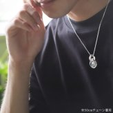 ハワイアンジュエリー ネックレス シルバー ネックレス トリプル エターナルリング 3リング 3連 シンプル シルバー925 ギフトラッピング可能 チェーン 長さ選べる メンズ レディース 誕生日 プレゼント ハロウィン 【品番：CG-SP3015】