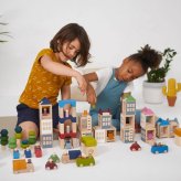 lubulona ルブロナ ツリーセット サマーグリーン つみき SUMMER STACKING TREES 木製おもちゃ