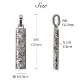 金属アレルギー対応 ペンダントトップ ハワイアンジュエリー 刻印無料 誕生石入れ 純チタン バレルプレート Sサイズ チェーン別売り ステンレスより軽く肌に優しい メンズ レディース プレゼント ハロウィン 【品番：TIP410】