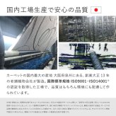ラグ カーペット 国産高機能 ジャスト 防ダニ 抗菌 防臭 抗ウイルス 消臭 花粉対策 日本製 オールシーズン ホット 床暖房対応 おしゃれ 長方形 約190×190cm