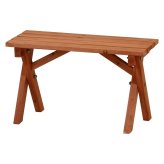 杉材BBQテーブル&ベンチセット ミニ コンロスペース付 オレンジ 1色展開 ガーデンテーブル 屋外 庭 ベランダ テラス アウトドア おしゃれ シンプル 新生活 家具 インテリア 不二貿易