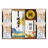 大森屋 海の幸 詰め合わせ ギフトセット 4種入 鮪油漬フレーク ほか 味付のり 焼海苔 鰹削り節 海苔 鮪油漬 缶詰