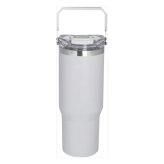 アンサンブル ストロー付2WAYタンブラー900mL グレー 2WAYタンブラー ストロー付き 取っ手付き【北海道・沖縄県・離島 配送不可】