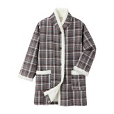 裏ボア使いホームジャケット あったか 冷え対策 部屋着 メンズ レディース 防寒 モコモコ ボア  送料無料