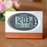 《名入れ 無料》ウッド 電波時計 内祝い お返し 返礼品 記念品　周年記念 電波 時計 置き時計 ADESSO/アデッソ 