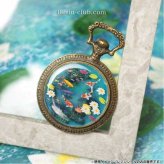 レジンクラブ 情景のレジン 睡蓮の池 RC-JOK-003 レジンシール 埋め込み 転写シール ハンドメイド アクセサリーパーツ 鯉 水草 蓮の花 奥行き感 透明感 初心者向け クラフト DIY