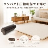 ラグ 極厚45mm ロボット掃除機対応 1.5畳 2畳 3畳 130×190 190×190 190×240cm 厚手 防音 ΔLL-8 はっ水 つまずきにくい 斜めフチ 滑り止め 床暖房対応 オールシーズン 無地 低ホルムアルデヒド ラグマット 北欧