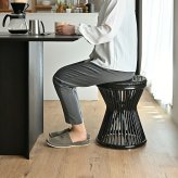 籐椅子 スツール 腰掛け ラタンチェア 籐製 軽い 和風 和モダン アジアン ブ インテリア テイスト 家具 脱衣所 脱衣場 洗面所 誕生日 プレゼント ナチュラル 父の日 敬老の日 母の日 弾力 新生活