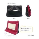 シナモロール ミラー付きポーチ 立てる 鏡付き ティッシュケース ポーチ 化粧ポーチ 小物入れ サンリオ キャラクター かわいい メイクポーチ 収納 便利 グッズ サンリオ正規ライセンス品