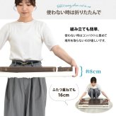 折りたたみベッド下収納ボックス　BENRY ONLS0356 2個セット 単品  リビング収納 シンプルスタイル モダン 角型 プラスチック 隙間収納幅82.5cm 奥行40.5cm 高さ18cm