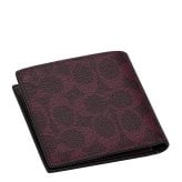 メンズ ギフトセット コーチ 二つ折り財布 コンパクト メンズ ブランド COACH CY406 YED ボルドー 選べるモデル ウォレット 高級 おしゃれ プレゼント 実用的