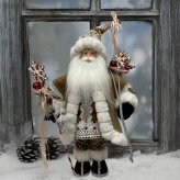 ヨーロピアンスタイルサンタクロース 高さ46cm クリスマス グッズ オーナメント ノエル 人形 ドール 北欧 置物