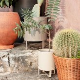 ferm LIVING ファームリビング Bau Pot バウポット L プランター 北欧おしゃれ 鉢 鉢カバー 底穴あり 室内 室外 プランターカバー プランタースタンド 台 ガーデニング雑貨 ガーデン雑貨