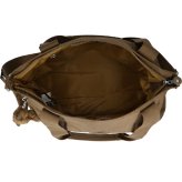 キプリング トートバッグ レディース ブランド Kipling アッセーニ S ロゴ ワンポイント 無地 2WAY KI4400-1NA Smooth Khaki