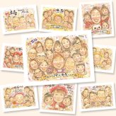古希のギフトに、似顔絵という形に残る贈り物を。下書き確認ができるので、安心して贈れます。 似顔絵 ギフト 古希祝い 手描き 名入れ 贈り物 プレゼント 古希 長寿 傘寿 記念 大人数 おばあちゃん おじいちゃん 祖父母 名入れ 下書き確認 修正無料 喜ばれる かわいい そっくり サプライズ 長寿祝い 古希 一生もの 70歳 家族 還暦祝い 感激 色紙 白寿祝い カラフル バレンタインデー 百寿祝い