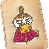 ムーミン リトルミイ サガラ刺?パスケース (ブラウン) 定期入れ MOOMIN