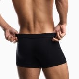エンポリオアルマーニ：SOFT MODAL ボクサーパンツ (ブラック)[ボクサーパンツ/ 男性下着/ メンズインナー/人気ブランド/おすすめギフト/誕生日プレゼント/メンズファッション]