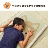 長座布団 い草 アニマル柄 『ござまる 長座布団』 ふくろう 約55×110cm 新生活