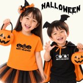 ＼ ハロウィン ／　半袖Tシャツ 衣装 子供 かぼちゃ お化け 仮装 Tシャツ tシャツ 半袖 T トップス ハロウィーン コスチューム　 コスプレ 幼稚園 保育園 ハロウィン パーティー 出産祝い プレゼント ギフト 