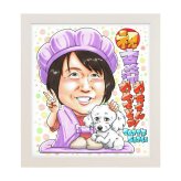 古希祝い プレゼント｜70歳 お父さん・お母さん・おじいちゃん・おばあちゃんへ 子・孫から贈る誕生日 長寿ギフト サプライズ 記念品 似顔絵