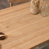 ダイニング家具 ダイニングテーブル 140cm ロータイプ テーブル単品 木製 チーク 無垢材 シンプル おしゃれ 北欧 ナチュラル インテリア テイスト 家具 レストラン カフェ