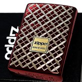 ZIPPO ライター ヘリテージ レッド 七宝 両面加工 彫刻 ジッポ ロゴ Heritage Red 1932 赤 おしゃれ メンズ レディース ギフト プレゼント