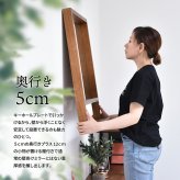 ZAGA　棚付き壁掛けミラー ZAMI0135 ミラー ヴィンテージ モダン 角型 木製 おしゃれ 鏡 壁掛け ミラー 棚付き鏡 収納棚付き鏡 収納付き ウォールミラー 壁掛けミラー 大型 インテリア