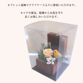 プリザーブドフラワー【バードボックス ルフィ】小鳥がかわいいボックスフラワー｜誕生日 結婚祝い 記念日 お祝い 花ギフト