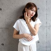 ステンレス ゴールドバングル シンプル ドーナツ型 つや消し レディース ブレスレット 腕輪 円形 丸型 マット 上品 きれいめ ミニマル 大人 女性 アクセサリー ファッション 手元コーデ 普段使い お出かけ オフィス カジュアル