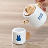 ミッフィー ティーセット DB290[おままごと 木のおもちゃ 木製 知育玩具 女の子 3歳 4歳 5歳 ごっこ遊び おもちゃ 誕生日 プレゼント クリスマス ギフト お祝い かわいい おしゃれ 人気 インテリア ナチュラル 木育] 即納
