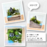 苔テラリウム制作キット コケテラリウム おしゃれ 贈り物 コケインテリア 母の日ギフト 手作りキット 創作キット 苔インテリア 苔リウム コケリウム 作成キット お誕生日 おうち時間 ステイホーム 敬老の日 ワークショップ 父の日 イベント【アクリルケース＆鹿】