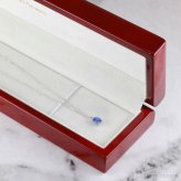 【完売致しました。】  非加熱 ブルーサファイア 1.61ct ネックレス ペンダント プラチナ Pt900 サファイアネックレス プラチナネックレス レディース 一粒ネックレス 9月 誕生石 サファイア ブルー プレゼント Drops