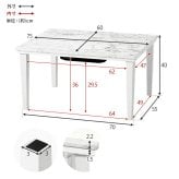 こたつ＋うす掛け布団２点セット アルラMビケ コタツ 掛け布団 大理石柄 炬燵 こたつ布団 布団長方形 コタツテーブル こたつセット ワンルーム デスクワーク 一人暮らし センターテーブル ローテーブル