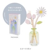【ラッピング付き】リードディフューザー スティック おしゃれ アロマディフューザー ルームフレグランス 木製リード 花 北欧インテリア 草花モチーフ 芳香剤 インテリア 香り ボタニカル 雑貨 新生活 プチギフト プレゼント リビング
