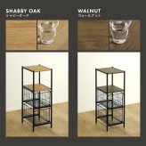 キッチンラック ヴィンテージ調 カゴ付きキッチン ロータイプ 台所ラック キッチン収納 収納棚 キッチン家具 収納ストッカー スリムラック 台所収納ラック 省スペース 隙間収納 すきま収納 スライドトレー カゴ収納 キッチン収納棚 収納家具 インテリア
