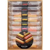 ノーブランド スティックケーキギフト 9個 [26-0399-095] 172 焼き菓子 フィナンシェ 詰め合わせ プレーン チョコ チーズ レモンティー ストロベリー ピスタチオ 自家挽きアーモンド スイーツ お菓子 セット ギフト 内祝い プチギフト 手土産